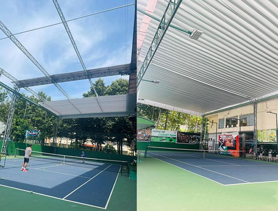 Thi c&ocirc;ng Sơn s&acirc;n Pickleball tại Vinh Nghệ An