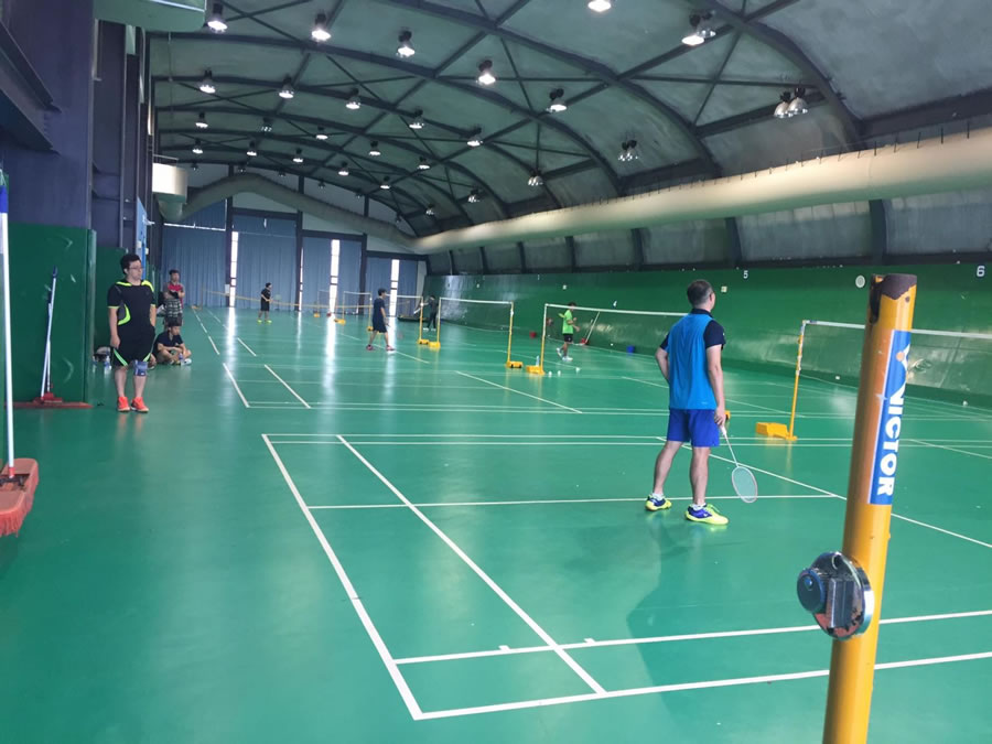 Thi công Sơn sân cầu lông tại Vinh Nghệ An